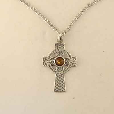 Cross Pendant with Stone JSP21217